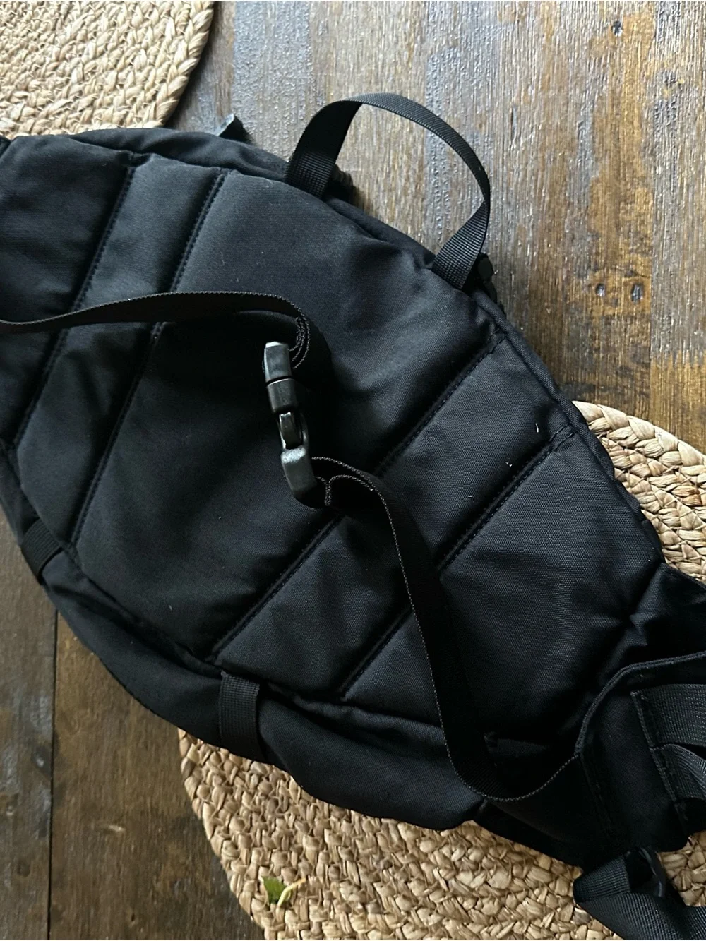 The North Face Black Belt Pack with Logo